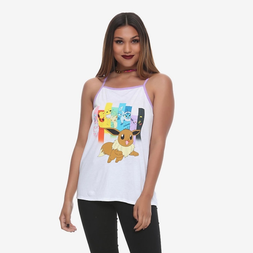 NWT Pokémon: Girls Extra Small Evee Eveelution Tank